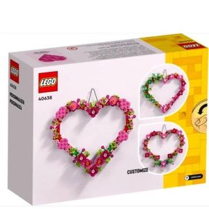 Lego Heart Ornament 40638